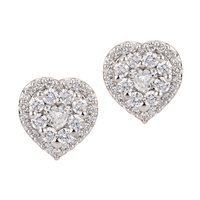 Pendientes Valentina Callegher Mujer in Oro blanco Diamante 0.77 Ct 11741*S - 11741*S